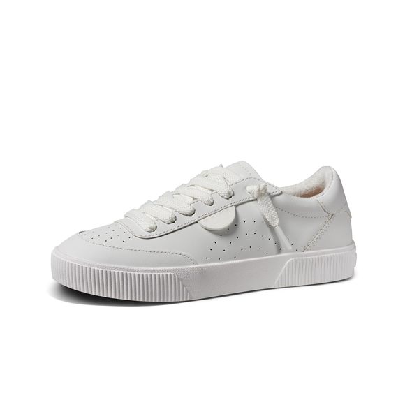 Reef Women's Lay Day Seas Sneaker, White Leather, 8 - Picture 1 of 1